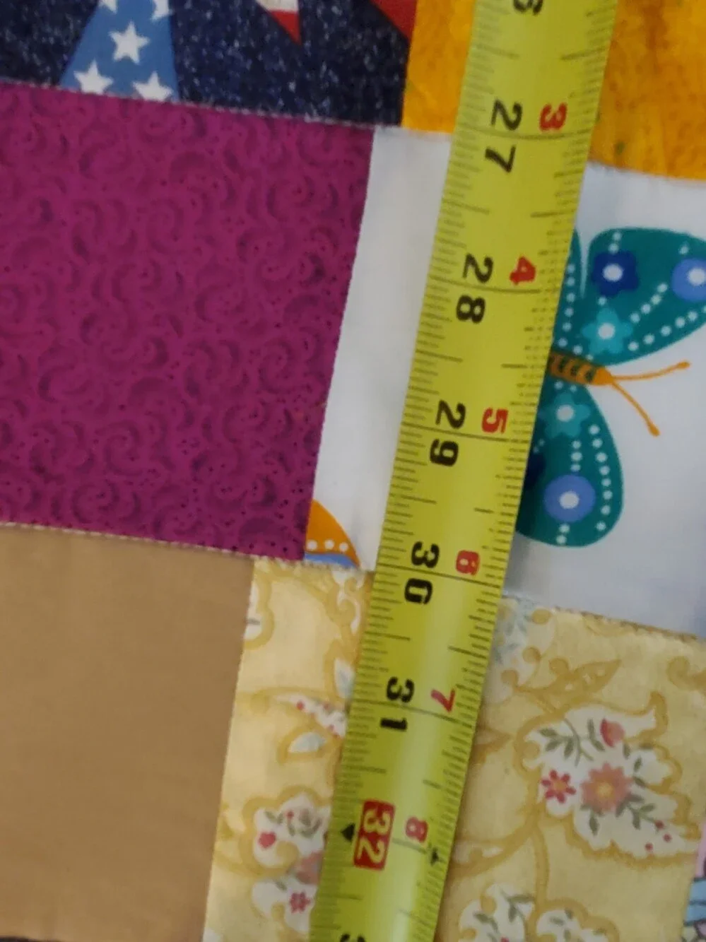 Patchwork Cotton Quilted Baby Blanket - Multicolor